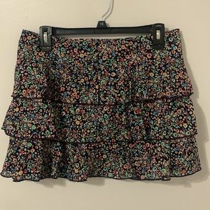 EXPRESS Floral Mini Skirt